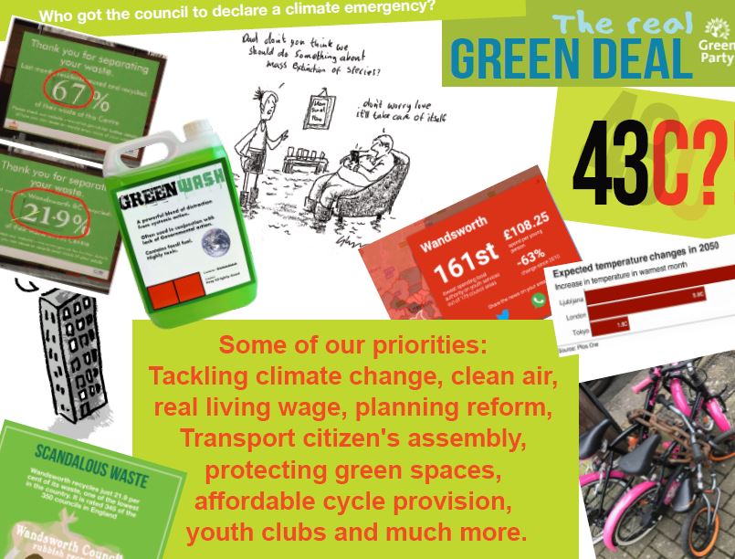 Wandsworth Green party manifesto 2022